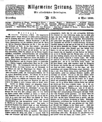 Allgemeine Zeitung Dienstag 3. Mai 1836