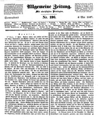 Allgemeine Zeitung Samstag 6. Mai 1837