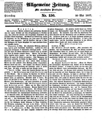 Allgemeine Zeitung Dienstag 30. Mai 1837