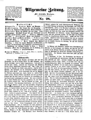 Allgemeine Zeitung Montag 28. Januar 1839