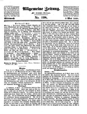 Allgemeine Zeitung Mittwoch 8. Mai 1839