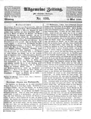 Allgemeine Zeitung Montag 13. Mai 1839