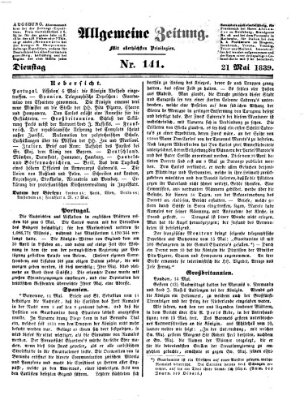 Allgemeine Zeitung Dienstag 21. Mai 1839