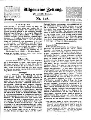 Allgemeine Zeitung Dienstag 28. Mai 1839