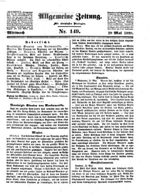 Allgemeine Zeitung Mittwoch 29. Mai 1839