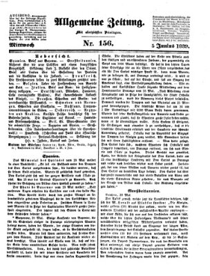 Allgemeine Zeitung Mittwoch 5. Juni 1839