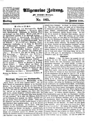 Allgemeine Zeitung Freitag 14. Juni 1839