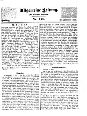 Allgemeine Zeitung Freitag 28. Juni 1839