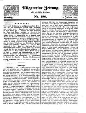 Allgemeine Zeitung Montag 15. Juli 1839