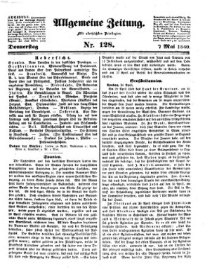 Allgemeine Zeitung Donnerstag 7. Mai 1840