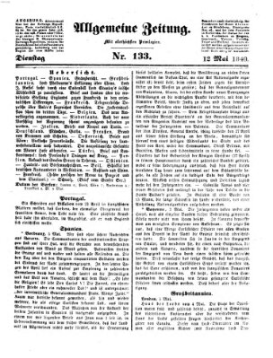 Allgemeine Zeitung Dienstag 12. Mai 1840