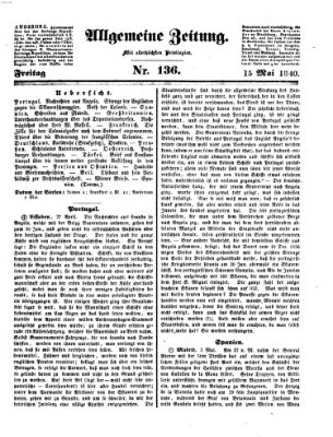 Allgemeine Zeitung Freitag 15. Mai 1840