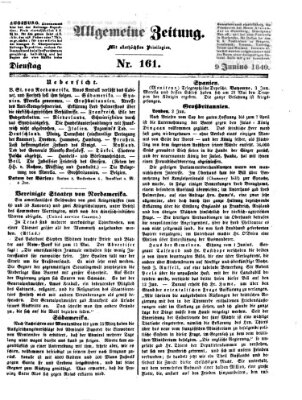 Allgemeine Zeitung Dienstag 9. Juni 1840