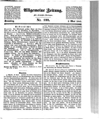 Allgemeine Zeitung Sonntag 2. Mai 1841