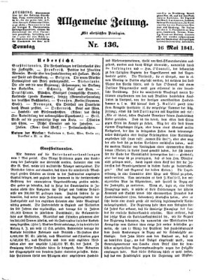 Allgemeine Zeitung Sonntag 16. Mai 1841