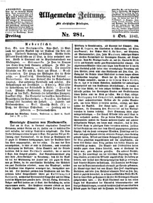 Allgemeine Zeitung Freitag 8. Oktober 1841