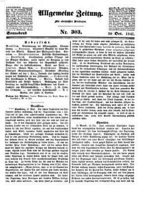 Allgemeine Zeitung Samstag 30. Oktober 1841