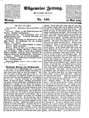 Allgemeine Zeitung Montag 30. Mai 1842