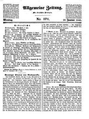 Allgemeine Zeitung Montag 20. Juni 1842