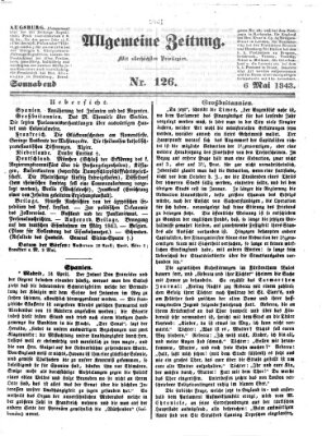 Allgemeine Zeitung Samstag 6. Mai 1843