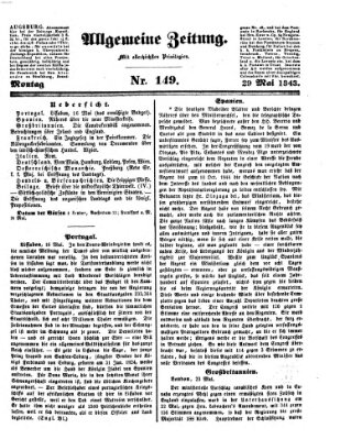 Allgemeine Zeitung Montag 29. Mai 1843