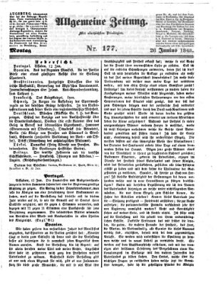 Allgemeine Zeitung Montag 26. Juni 1843