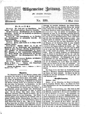 Allgemeine Zeitung Mittwoch 8. Mai 1844