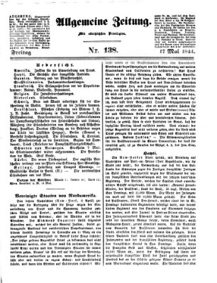 Allgemeine Zeitung Freitag 17. Mai 1844