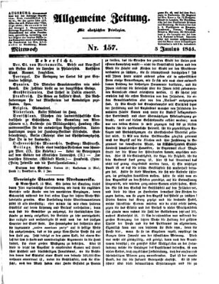 Allgemeine Zeitung Mittwoch 5. Juni 1844