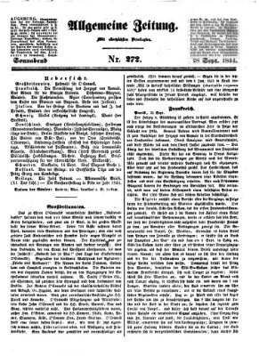 Allgemeine Zeitung Samstag 28. September 1844