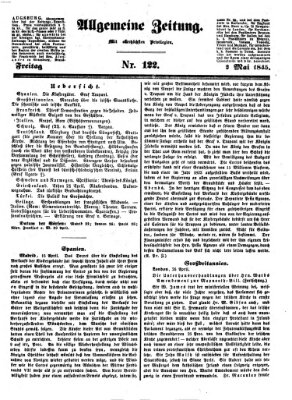 Allgemeine Zeitung Freitag 2. Mai 1845