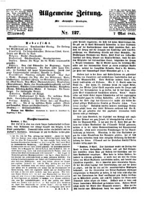 Allgemeine Zeitung Mittwoch 7. Mai 1845