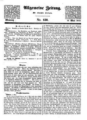 Allgemeine Zeitung Montag 12. Mai 1845