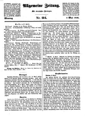 Allgemeine Zeitung Montag 4. Mai 1846