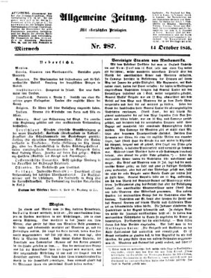 Allgemeine Zeitung Mittwoch 14. Oktober 1846