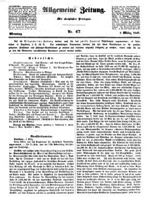 Allgemeine Zeitung Montag 8. März 1847