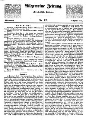 Allgemeine Zeitung Mittwoch 7. April 1847