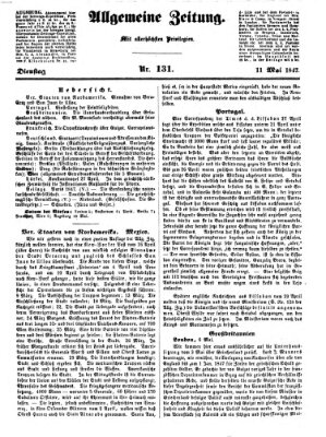 Allgemeine Zeitung Dienstag 11. Mai 1847