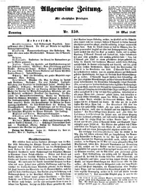 Allgemeine Zeitung Sonntag 30. Mai 1847