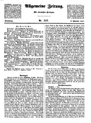 Allgemeine Zeitung Sonntag 6. Juni 1847