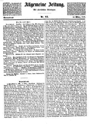 Allgemeine Zeitung Samstag 24. März 1849