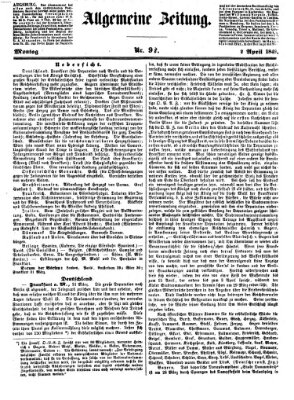 Allgemeine Zeitung Montag 2. April 1849