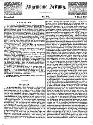 Allgemeine Zeitung Samstag 7. April 1849