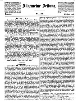 Allgemeine Zeitung Sonntag 13. Mai 1849