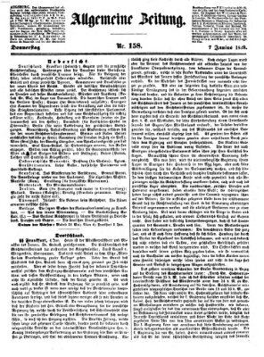 Allgemeine Zeitung Donnerstag 7. Juni 1849