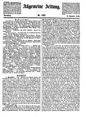 Allgemeine Zeitung Sonntag 10. Juni 1849