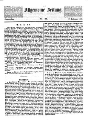 Allgemeine Zeitung Donnerstag 28. Februar 1850