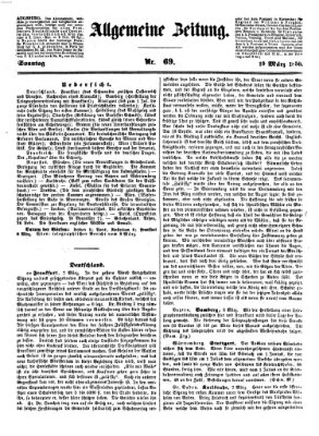 Allgemeine Zeitung Sonntag 10. März 1850