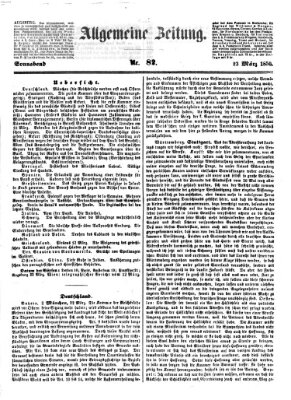 Allgemeine Zeitung Samstag 23. März 1850