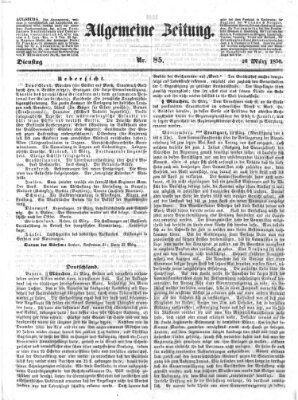 Allgemeine Zeitung Dienstag 26. März 1850